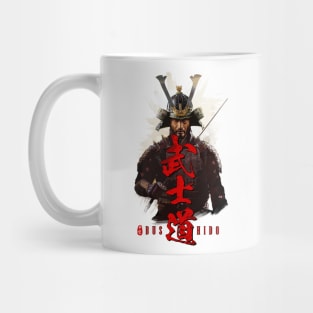 Bushido X Samurai Calligraphy Art Mug